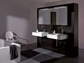 Alape White Wall Basin WT7 600mm with Fixing Set 1 Taphole White