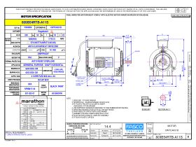 Specification Sheet - Fasco Evaporator Cooler Motor CWC4031D