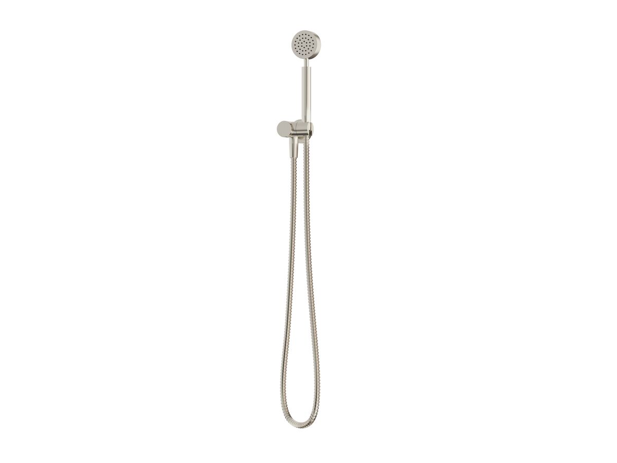 Milli Mood Edit Round Handshower with Swivel Bracket Brushed Nickel (3 Star)