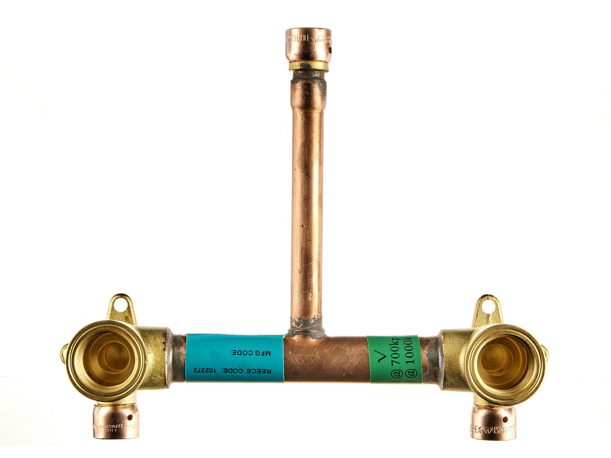 Auspex Shower Breech Bottom Entry 150mm 102mm Riser from Reece