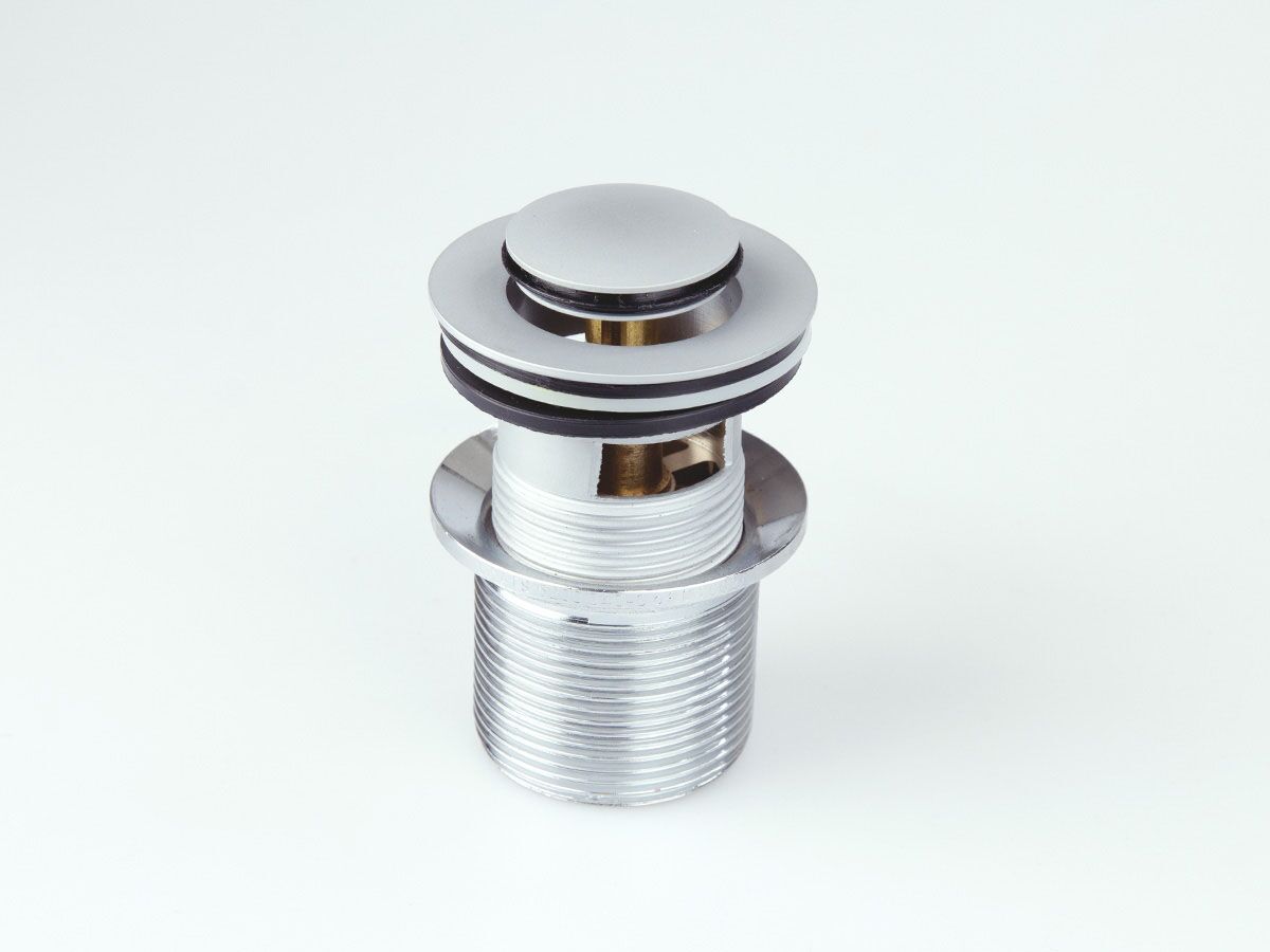 Mizu Plug & Waste 32/40mm x 80mm Push/Plug Overflow Satin