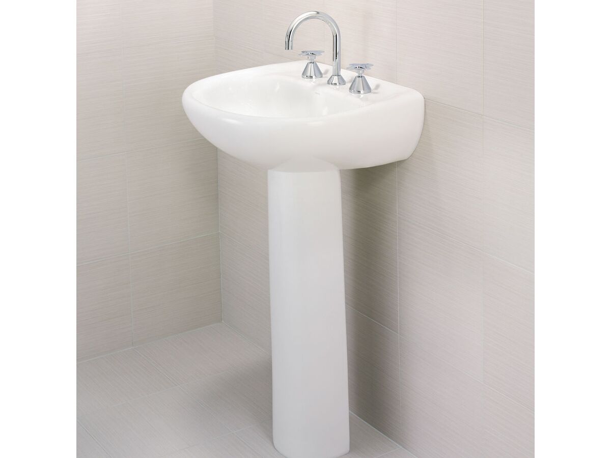 Vand/Caravelle/Concorde/Cosmo Pedestal Only White (Less Basin)