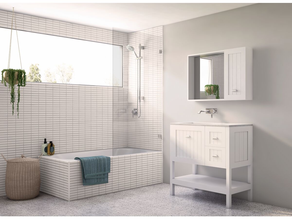 Kado Era 900mm Mirrored Shaving 1 Door from Reece