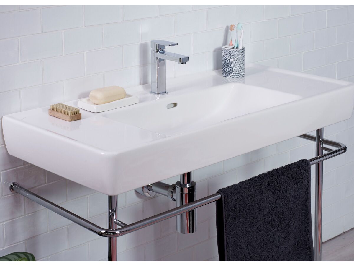 LAUFEN Pro A Frame for 850 Wall Basin Chrome