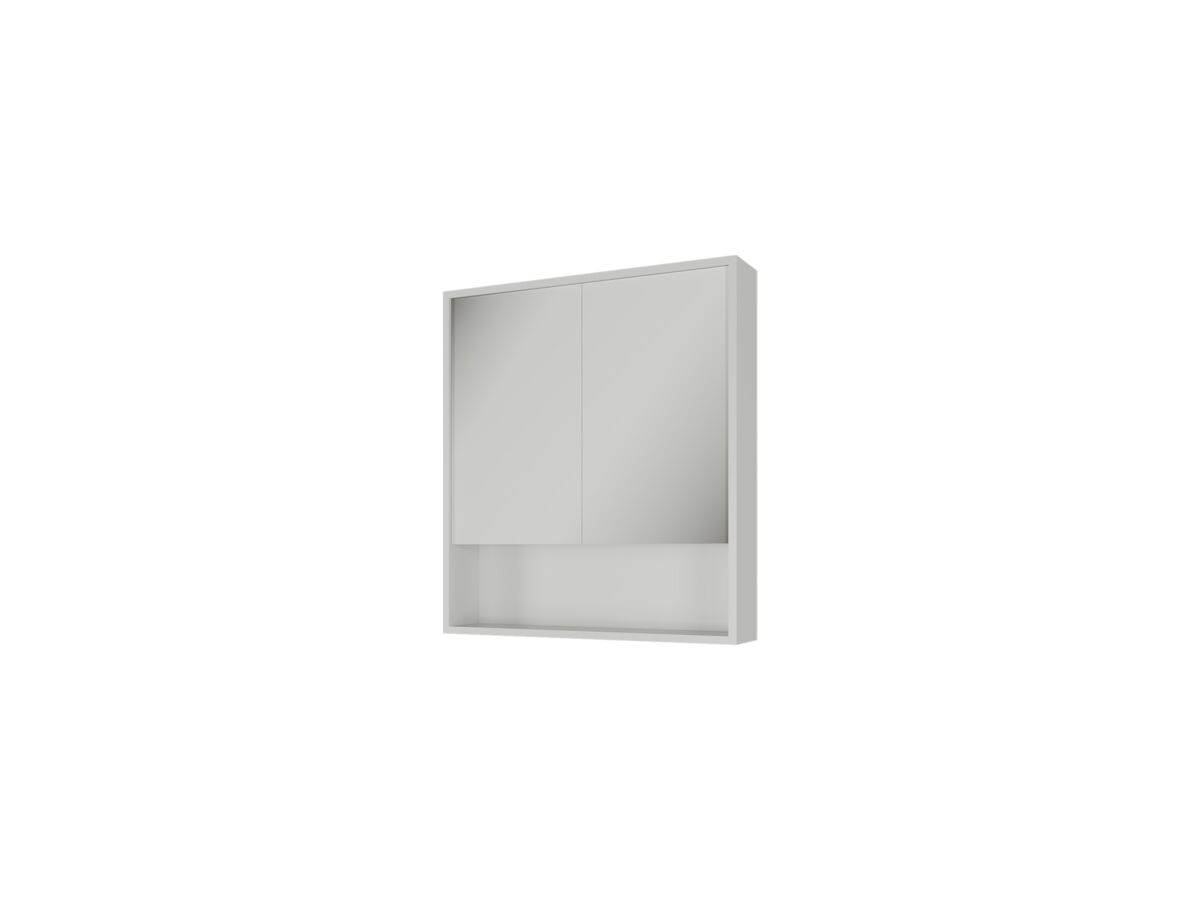 Kado Aspect 750mm Mirror Cabinet Two Doors With Shelf
