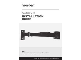 Installation Guide - Henden Retrofit Strap Kit