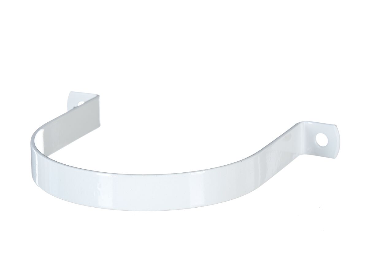PVC Saddle Clip Powdercoated Steel 150mm