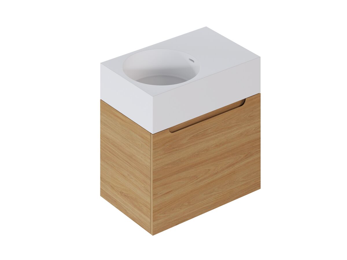 Supporting Image - Omvivo Neo Two 12L Wall Hung Vanity 700