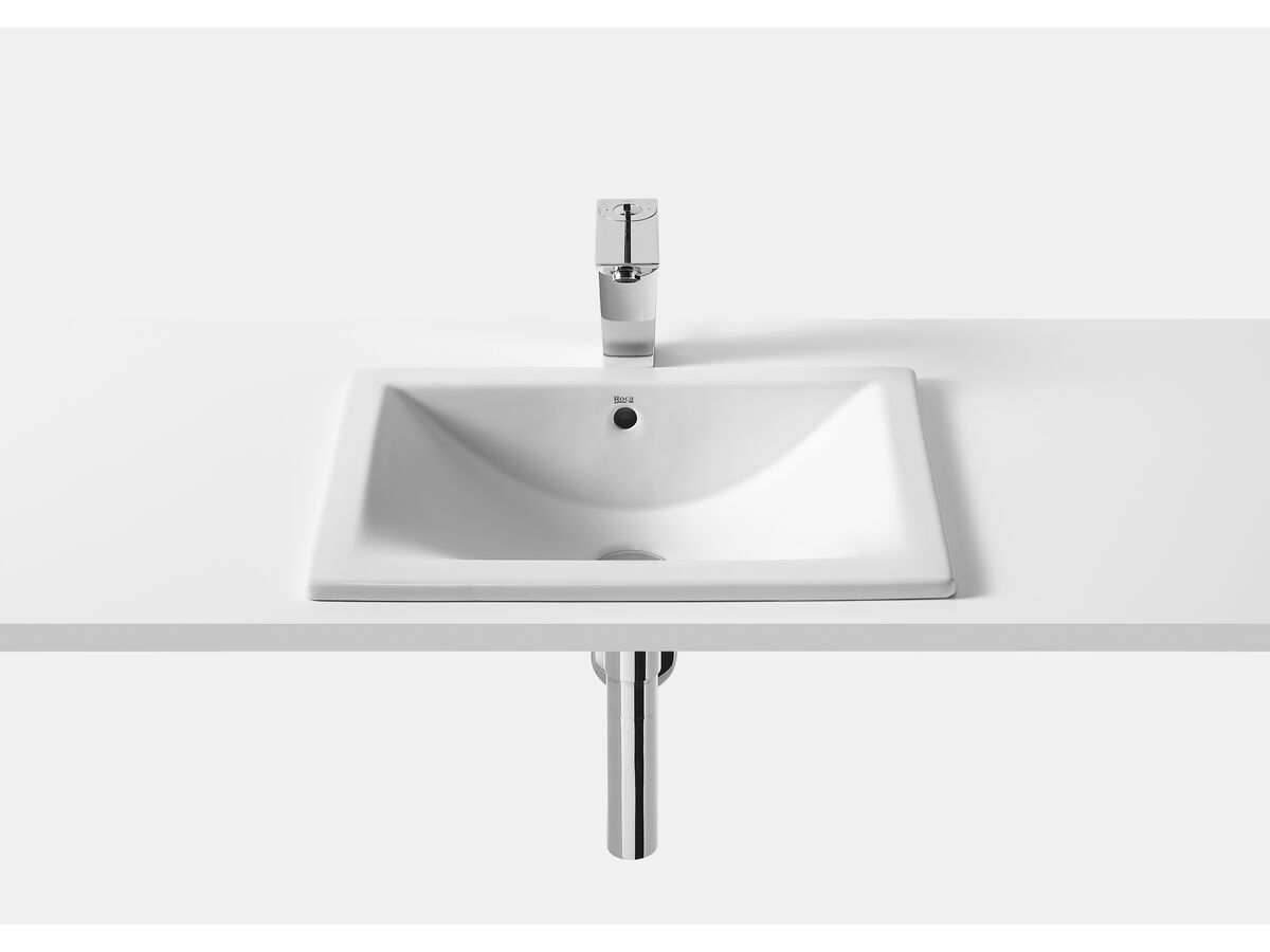 Diverta Vanity Basin No Taphole 500 X 380mm White From Reece