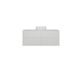 Kado Aspect Wall Hung Vanity Unit 1200mm 4 Drawer Corian 20mm Top