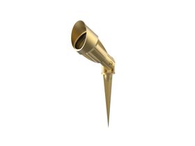 Spike Light AQL-503-BR-M IP66 12V Nickel/ Brass