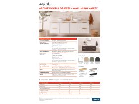 Specification Sheet - ADP Archie by Alisa & Lysandra Door/Drawer Vanity Unit