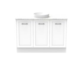 Kado Lux All Door 1200mm Centre Bowl Floor Mount Caesarstone