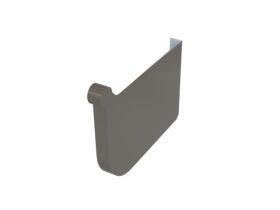 Quad Stop End Plate 115mm Right Hand Jasper