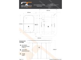 Specification Sheet - Galvanised Collar & Lid for Large Meter Box