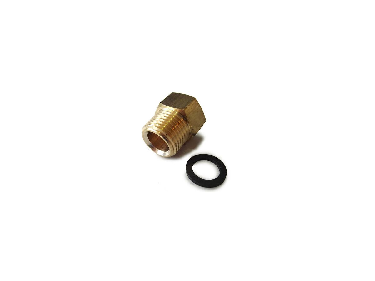 Cooker Adaptor Brass Male x Female with Chamfer 1/2