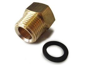 Cooker Adaptor Brass Male x Female with Chamfer 1/2