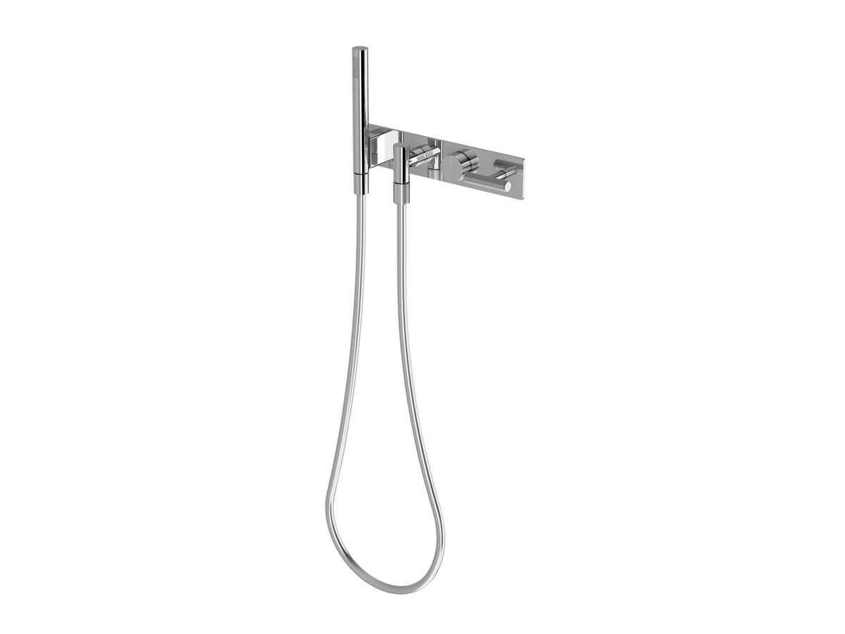 Hero - Milli Etch Progressive Shower Mixer Tap System with Handshower Chrome (3 Star)