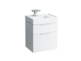 LAUFEN Kartell Wall / Counter Basin Left Hand Basin 1 Tap Hole 600x460 White
