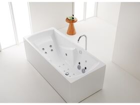 Omvivo Ergobath Classic Freestanding Premium Spa, 6 Therapy Jets, 4 Harmony Jets, 4 Reflex Jets, 12 Hydro Air Jets 1800 x 800mm White