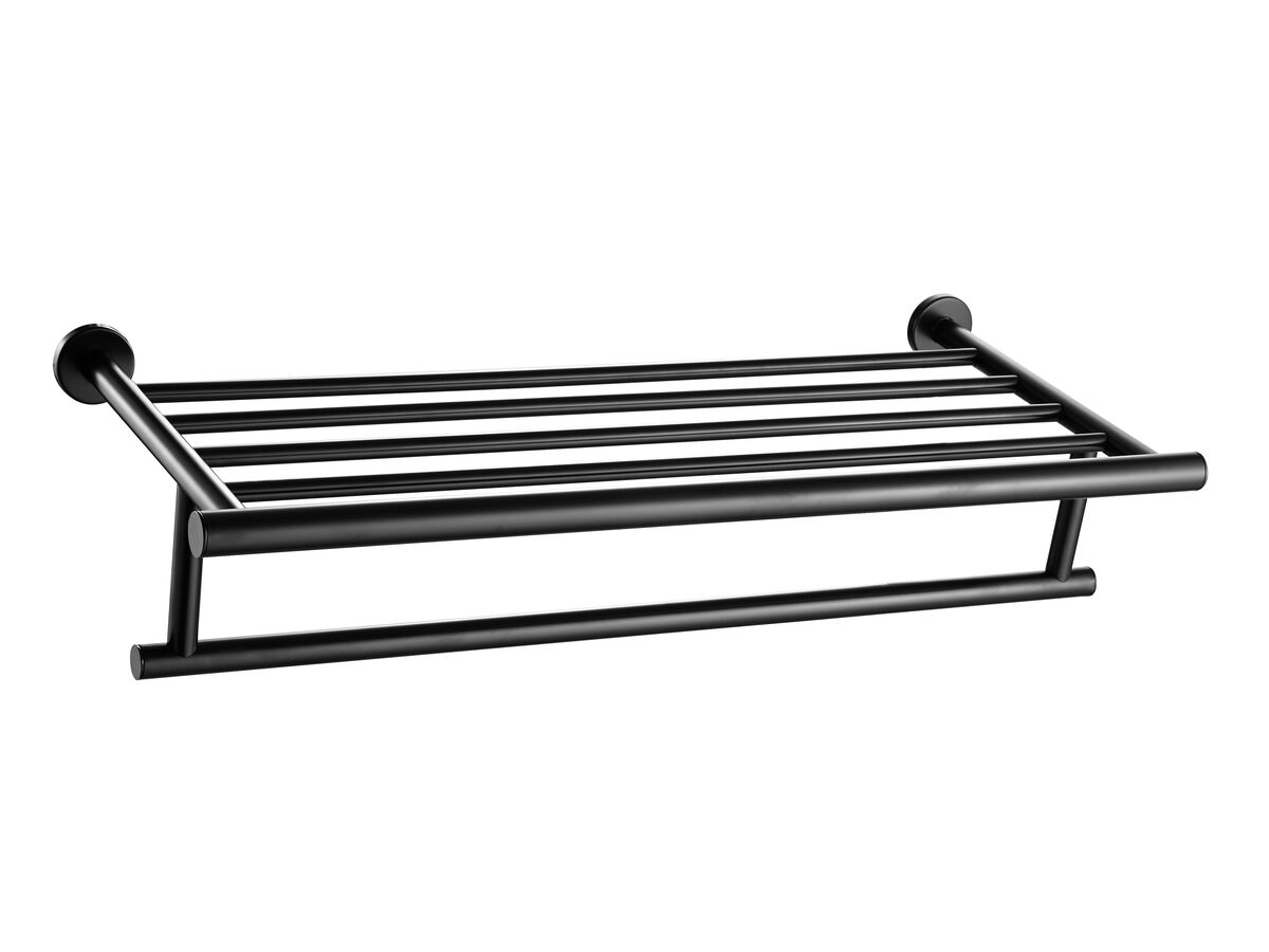 Mizu Drift Towel Rack 530mm Matte Black from Reece
