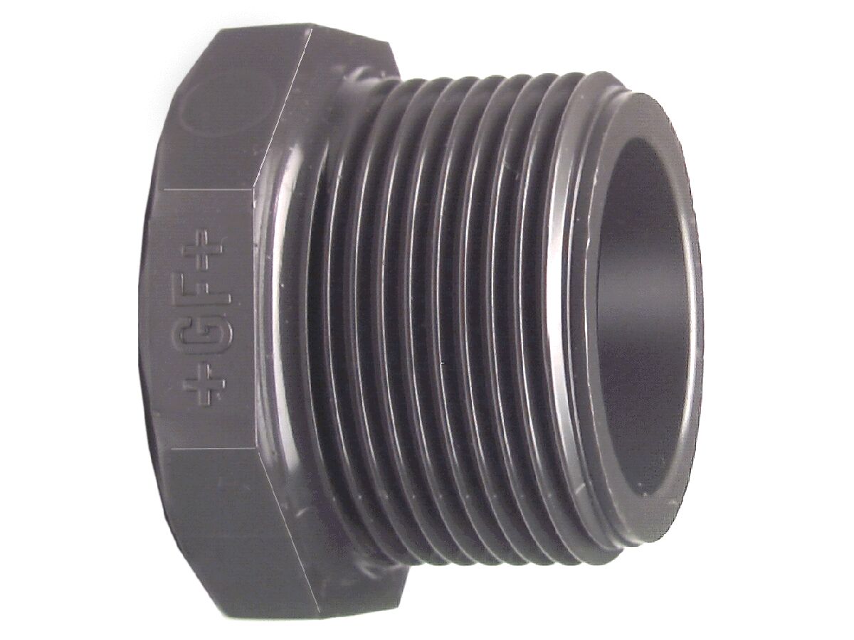 Schedule 80 PVCU Threaded Plug BSP Male Parallel 40mm from Reece