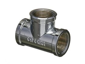 Tee Chrome Brass 20mm