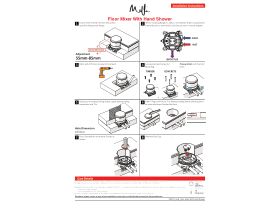 Installation Instructions - Milli Etch Floor Mounted Bath Mixer With Handshower