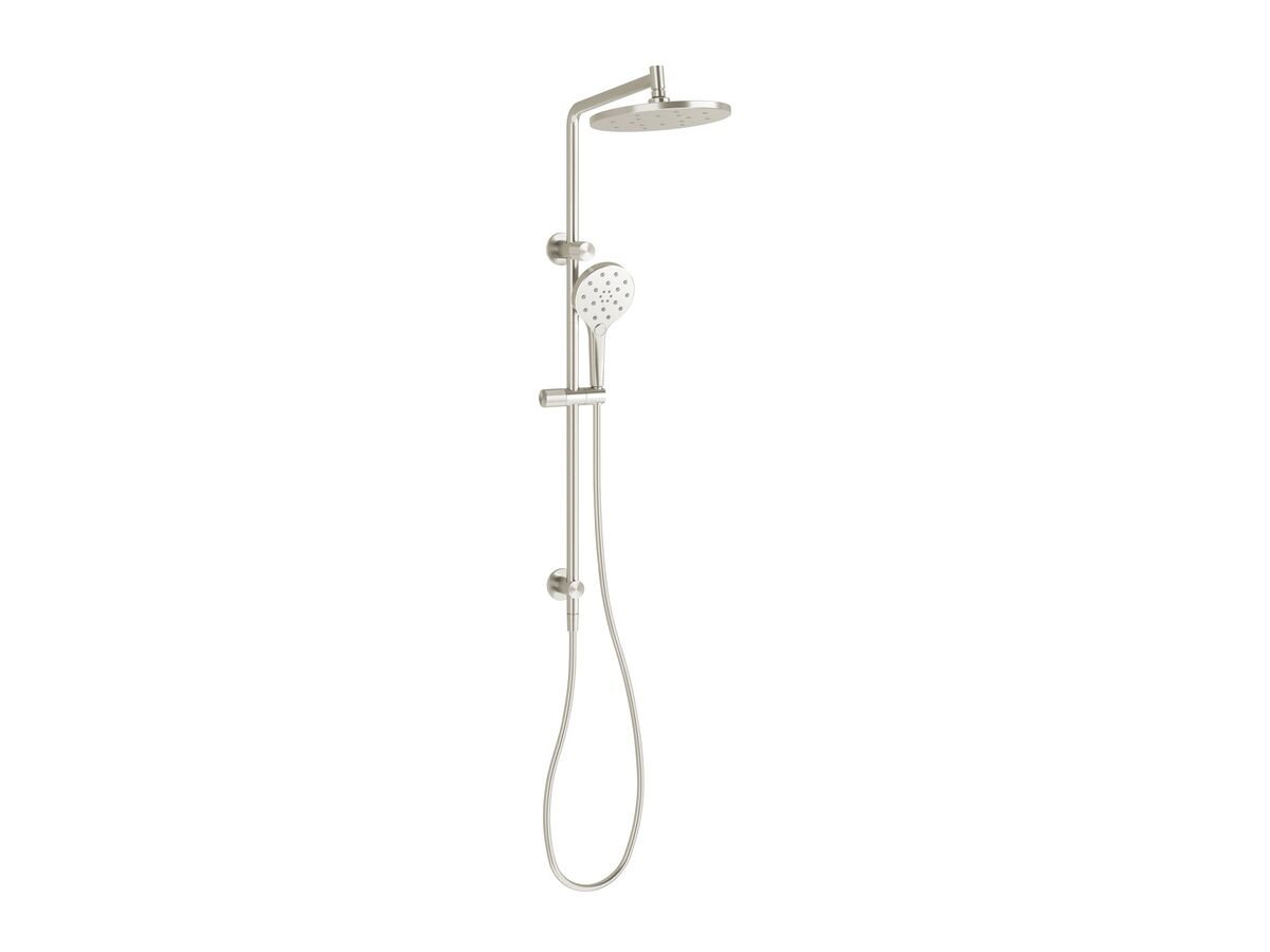 Hero - Milli Marq Edit Twin Rail Shower Brushed Nickel