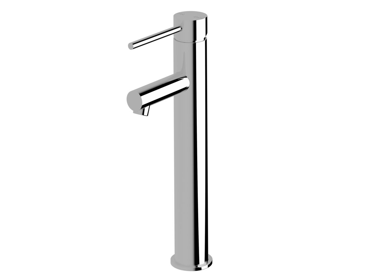 Scala Extended Basin Mixer Tap with 100mm Extension Pin Chrome (6 Star)