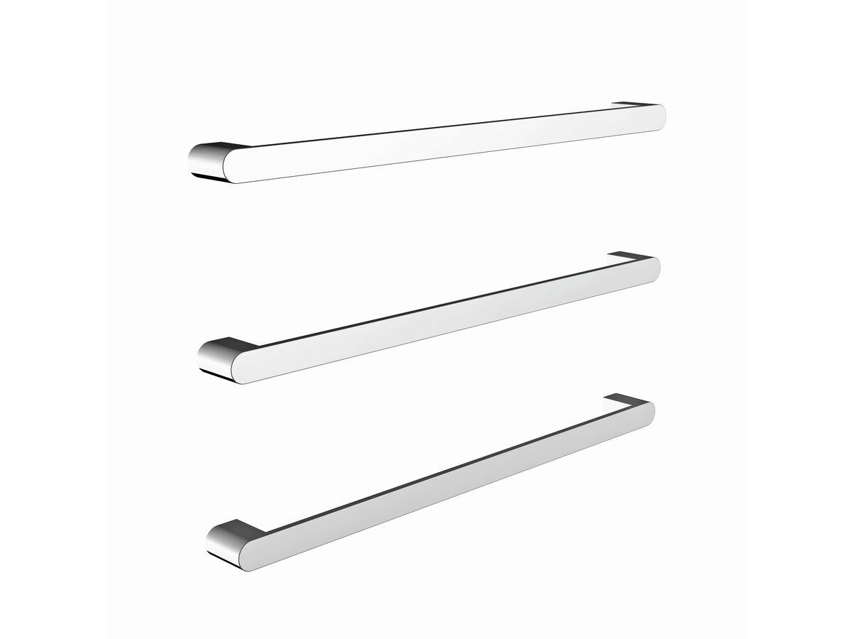 Milli Rush Heated Towel Rail 832mm (Each) Stainless Steel from Reece