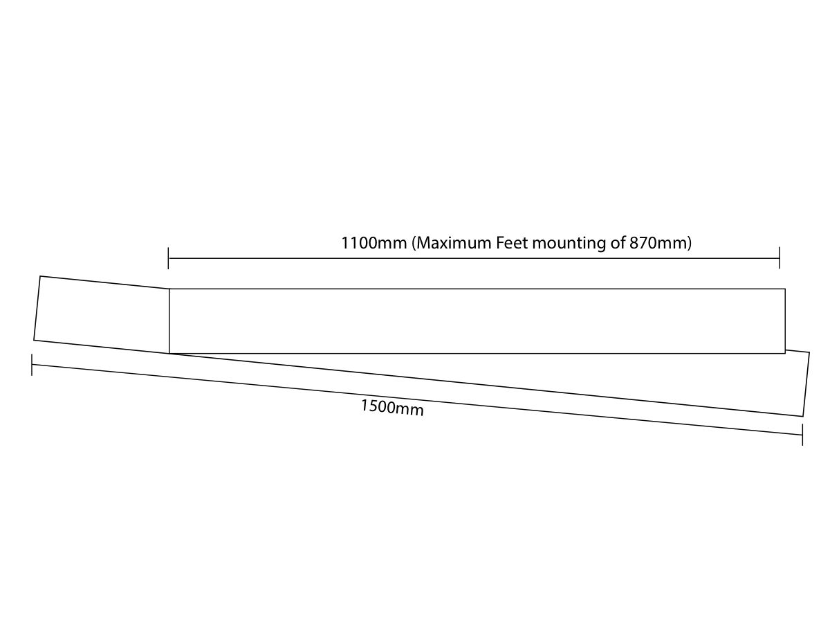 Multi Pitch Condenser Roof Bracket 200kg from Reece