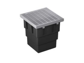 Civil Edge Pit 600mm with Galvanised Grate Class D