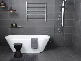 Kado Lussi Heated / Non Heated Towel Rail Wall Mount Chrome