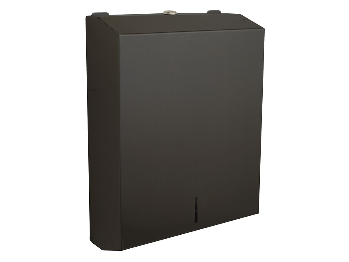 Stainless Steel Paper Towel Dispenser Matte Black