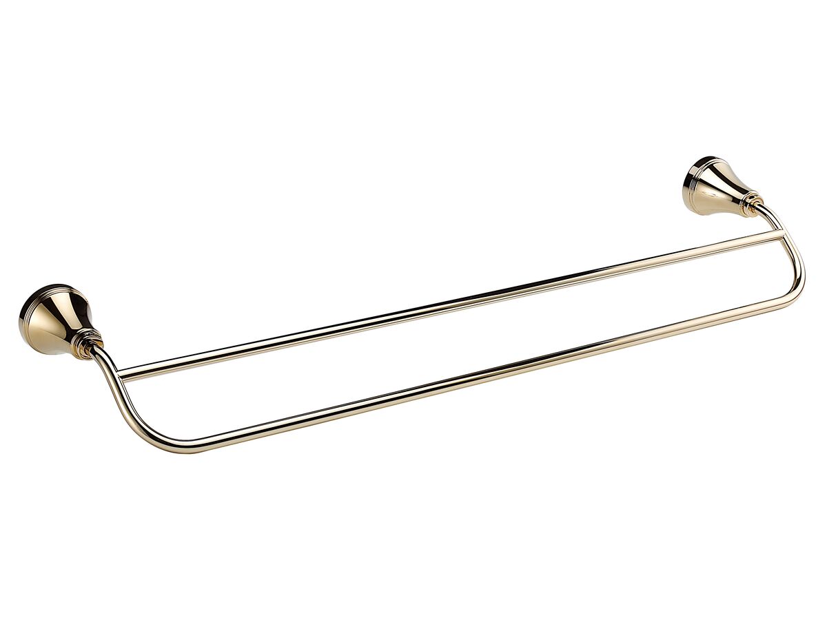 Kado Era Double Towel Rail 600mm Brass Gold from Reece