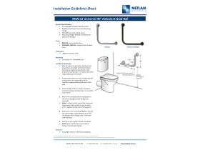 Installation Instructions - Ambulant Grab Rail 450X450 Universal