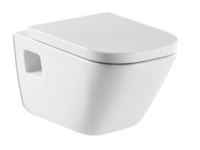 The Gap Wall Hung Pan Soft Close Quick Release Seat White/ Chrome (4 Star)
