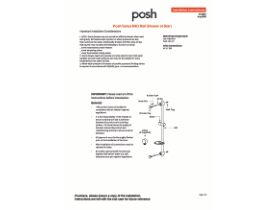 Installation Instructions - Posh Solus MK3 Rail Shower (4 Star)