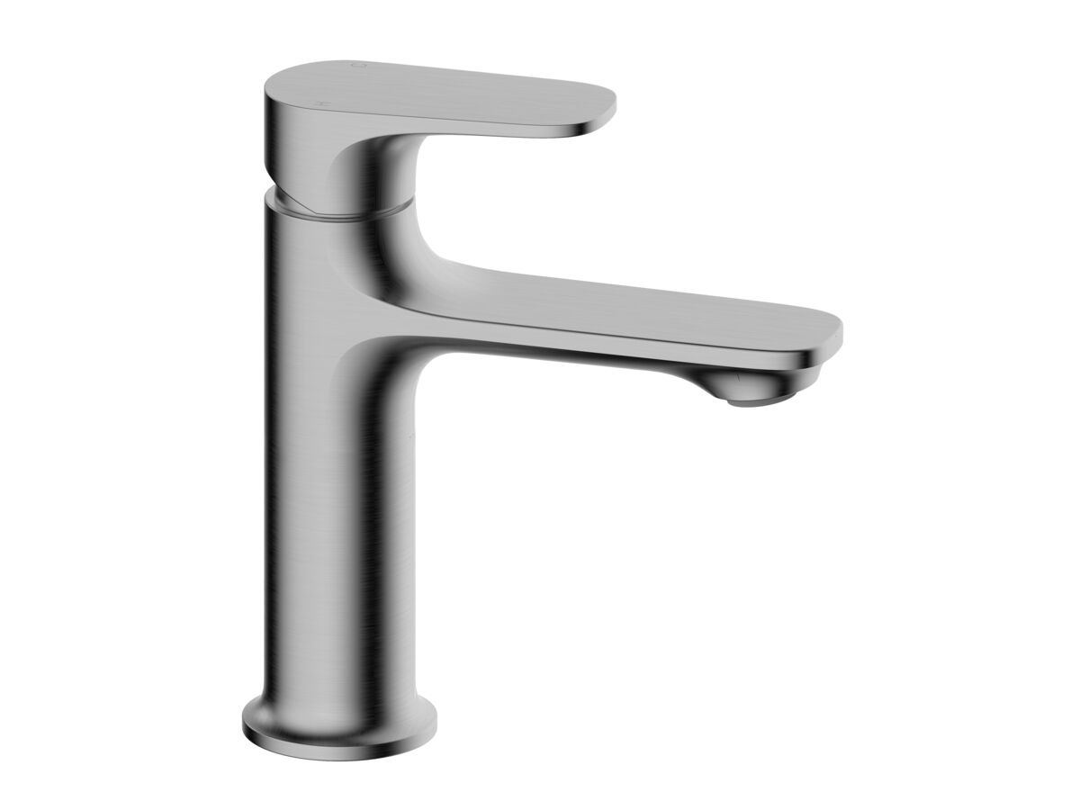 Mizu Silk Basin Mixer Tap Brushed Gunmetal (6 Star) Lead Free