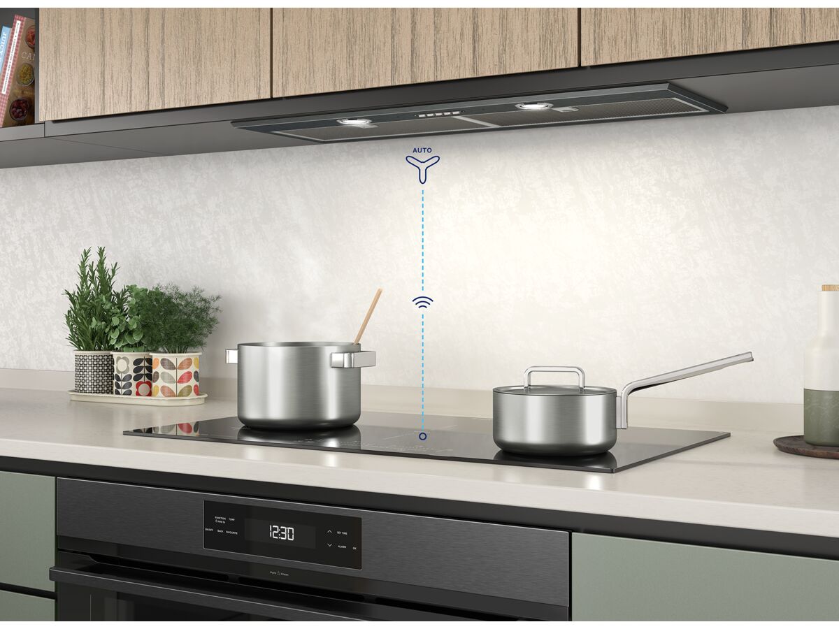 90cm Induction Cooktop, 4 Zone, Touch Controls, Hob2Hood, Pause Function