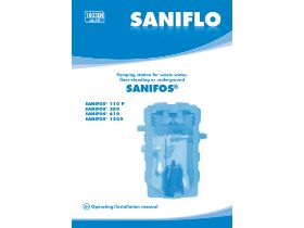Installation Instructions - Sanifos 610 Twin Channel Pump