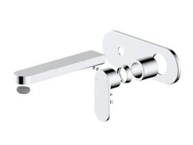 Hero - Mizu Soothe MK2 Wall Basin/Bath Mix Trimset Chrome (6 Star)