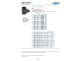 Data Sheet - Cool-Fit 4.0 Insulated Reducing Tee PE100 SDR11 PN16