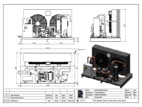Tecumseh Semi Hermetic EVO Condensing Unit SHT4612ZHR 3 Phase