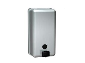 Surface Mounted Vertical Soap Dispenser Stainless Steel