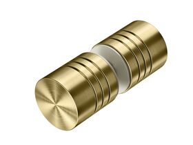 Kado Lux Frameless Shower Screen Door Knob Brushed Brass