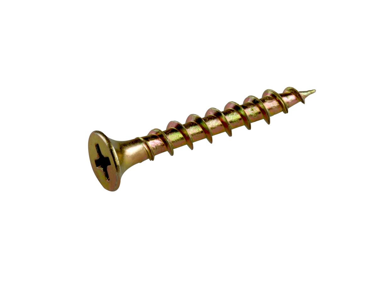 Bridgland Bugle Screw Plasterboard Yellow Zinc 8-10 x 32mm (100)