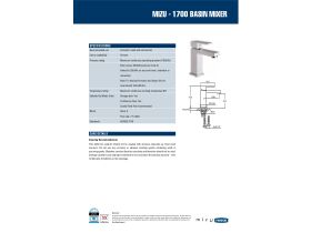 Technical Guide - Mizu 1700 Basin Mixer Chrome (4 Star)