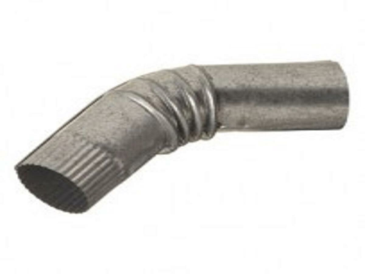 Crimp Bend 45 Deg. Galvanised 100mm from Reece